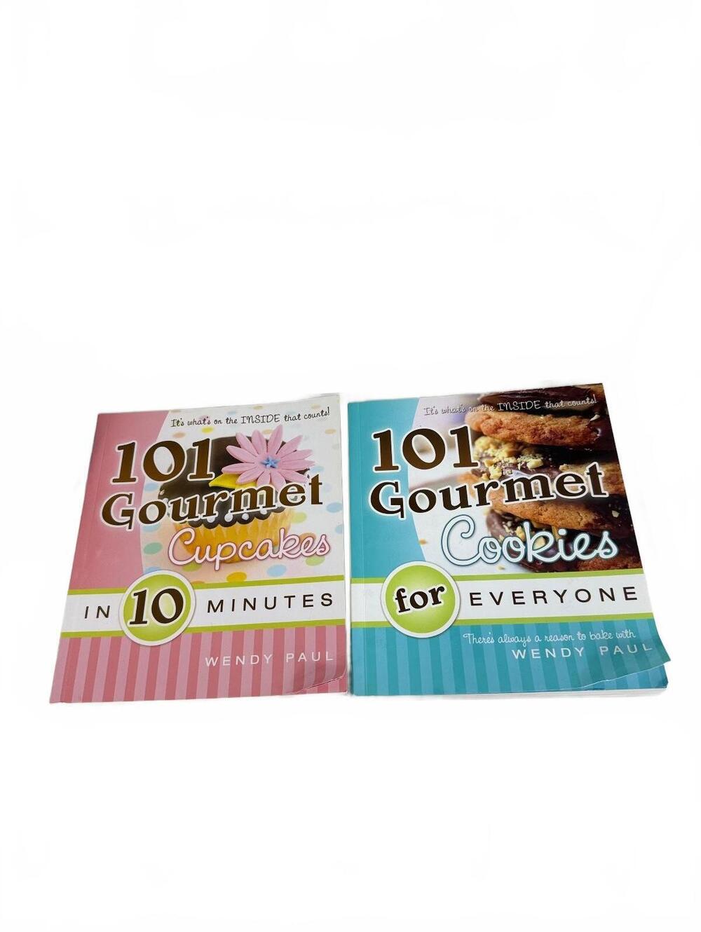 101 Gourmet Cupcakes in 10 Minutes & 101 Gourmet Cookies for Everyone Cookbooks,